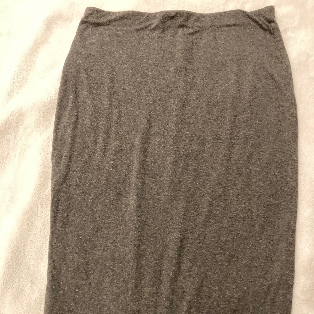 Vince Camuto XS dark Heather gray jersey pencil skirt
